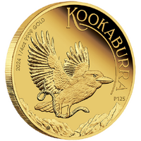 2024 Australian Kookaburra 1/4oz Gold Proof Perth Mint Presentation Case & COA image
