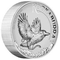 2024 Australian Kookaburra 5oz Silver Proof High Relief Incused Perth Mint Presentation Case & COA image
