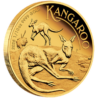 2025 Australian Kangaroo 1/10oz Gold Proof Perth Mint Presentation Case & COA image