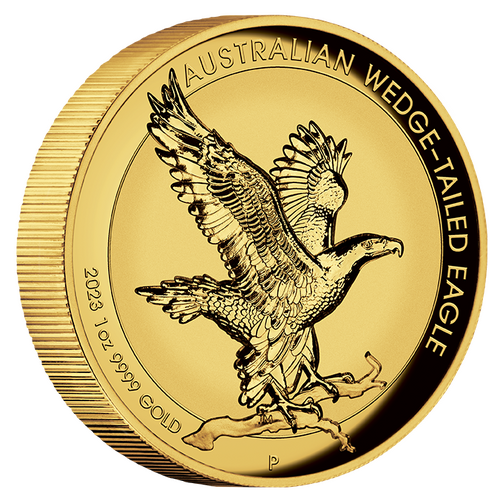 2023 Australian Wedge-Tailed Eagle 1oz Gold Proof Incused Perth Mint Presentation Case & COA