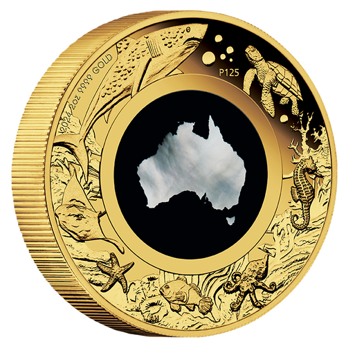 2024 Great Southern Land Mother of Pearl 2oz Gold Proof Perth Mint Presentation Case & COA